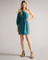 LAUICA-Dresses-Make an entrance in LAUICA. This asymmetric mini dress has all the markings of a shop-stopping piece, from its bold silhouette to its finer details. Pair with heels and a simple clutch for the ultimate glam outfit.This product is made from 59% European Flax Linen. It is farmed using no irrigation and no pesticides, helping to reduce water and chemical usage. Mini dress One shoulder Tie waist Linen blend Puff sleeve Our model is 5'10" / 1.78m and wears a Ted size 1- Ted Baker Romania